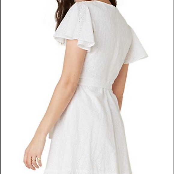 BNWT Jack by BB Dakota Eyelet Cotton Wrap Dress - Picture 9 of 12